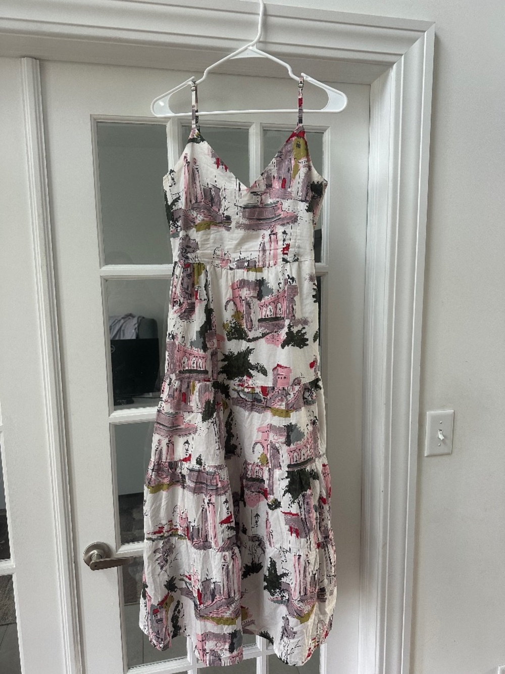 Anthropologie city scape dress